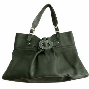 Anya Hindmarch Olive Green Leather Handbag